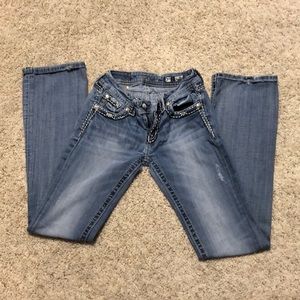 Boot cut Miss Me blue jeans